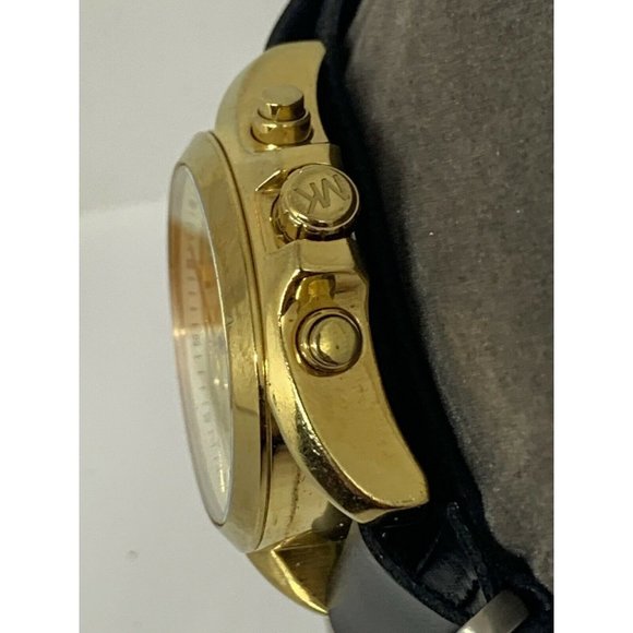 Michael Kors MK5798 Women Black Leather Analog Cha main image 9